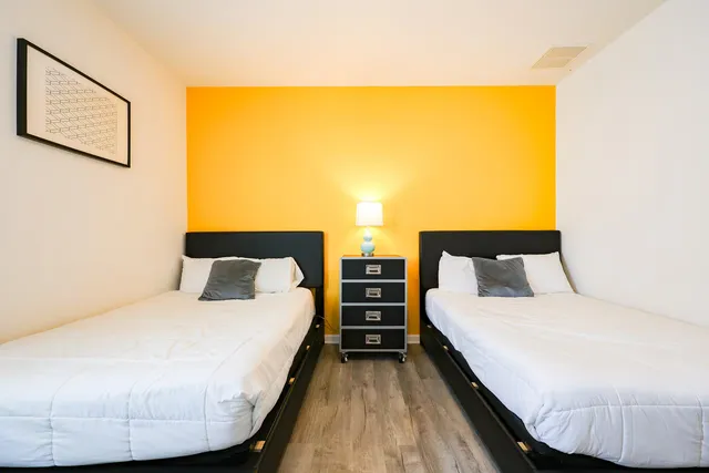 Bedroom 7 with double beds