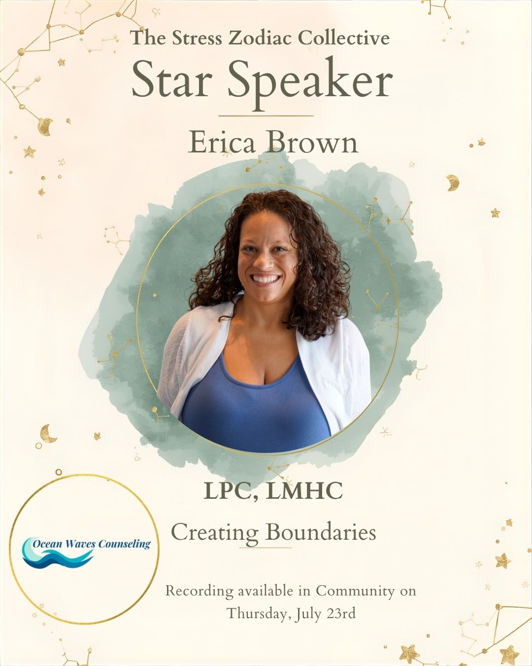 Erica Brown, July Star Speaker