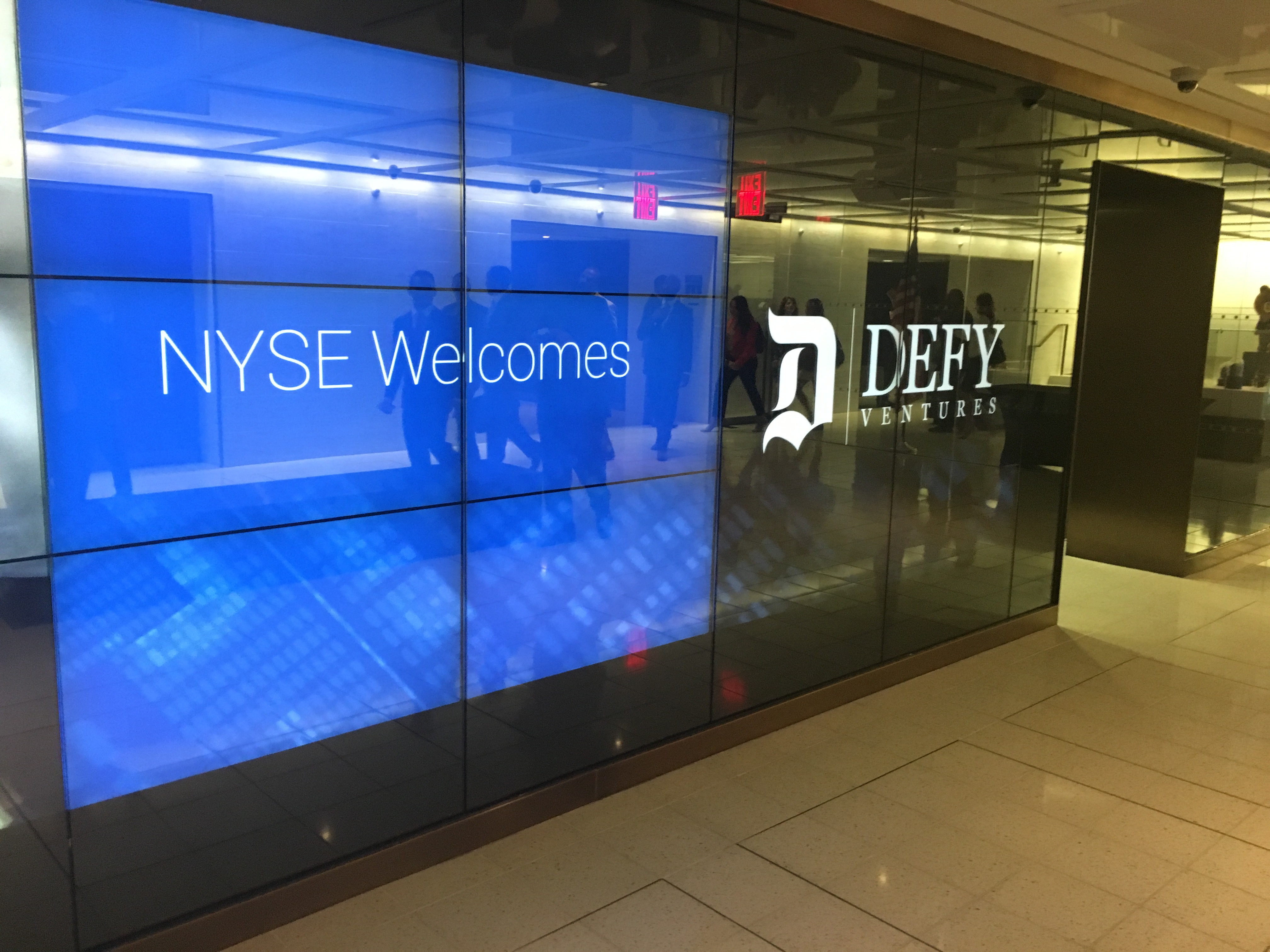 NYSE welcoming Defy Ventures